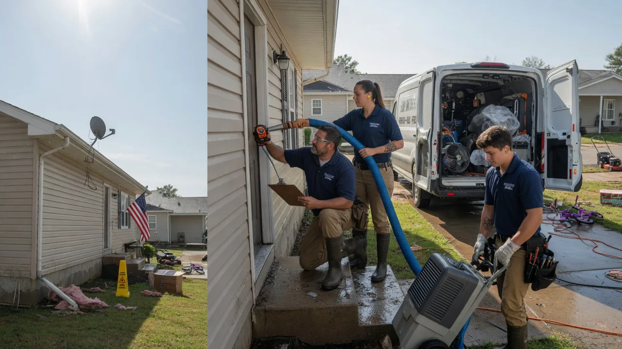 Ceiling Water Damage Restoration in Paxton, IN near me